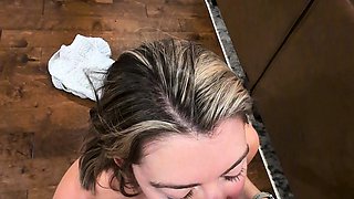 Sexy Teen Brunette Chick Handjobs POV