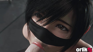 Yuffie Final Fantasy 7 - Wet Sloppy Blowjob Service [only Mask Version 4K]