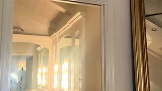 Big boobs webcam slut toys her asshole