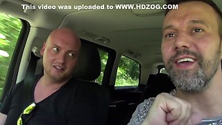 Mark Aurel, Funny Hill And Titus Steel - Tattooed Chick Gets Fucked By A Clown Dude