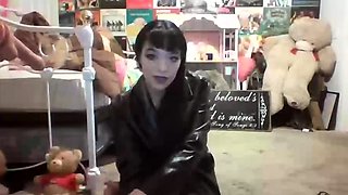 Stacked brunette goes solo toys and masturbation