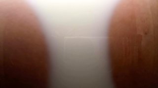 Busty curly brunette with big boobs fucks on couch