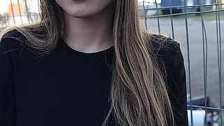 German Scout - Petite Latina Teen Priscila Belini with Perfect Tits Pick up for Casting Fuck