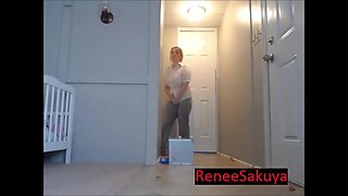 Locked Out of the Bathroom! Pee in Floor