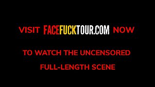 Big Tits Latina Slut FACE FUCKED ROUGH