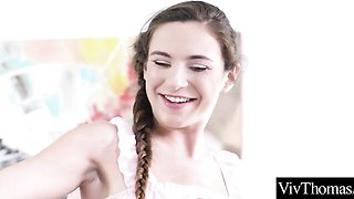 Sneaky Angelika Grays and Sakura Hell at hot kissing video