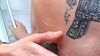 Steamy Shower Fuck with Horny Brunette