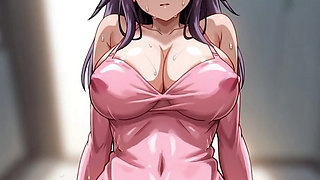 Pink Pockets Monster Girl Masturbates Legs Spread on the Floor Aheago