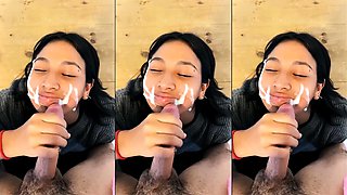 Handjob amateur hot teen pov tugging with passion