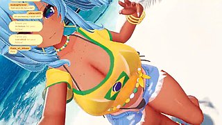 Manga-inspired adult experience with ASMR and MMD