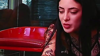 Two Horny Girls Have Sex with a Stranger on a Pool Table - Carla Boom