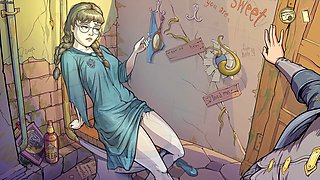 Naughty witches in sexy costumes get down in this wild gaming adventure