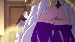 The caretaker has his way with the princess in this animated hentai