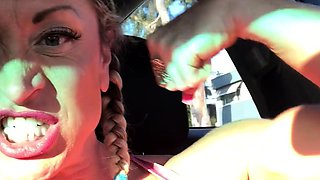 Blonde emo amateur solo masturbation