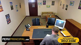 Step mommy harper madison is called to the principal's office for kinky demeanour - perv principal