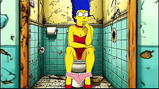 Slutty Cuckold Wife Compilation. Cartoon, Simpson Parody