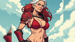 Anime Style Sexy Warrior MILFs