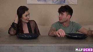 Petite Milf Has A Crush On Her Delivery Guy