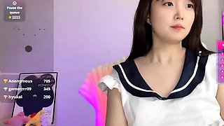 Softcore solo with cute asian chick Akane Ozora