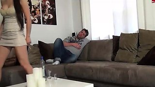 Big Boob Blow Tit Fuck and Cum