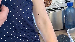 Squirting, Humiliation, and Kitchentool Insertion - a Hotwife/milf Gets Fucked Hard in Her Kitchen and on the Dining Table