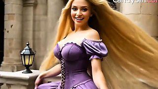 Sexy Outfit Rapunzel Drives Bold Castle Sex Mood-Ai