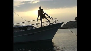 Horny Brunette Suck a Big Cock of His Friend Before She Get Fuck