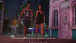 Dominos Beach 26 - John Has Alone Time with Fiona at the Beach & in Her Home - Kiss Scene