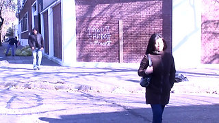 Stunning euro babe face fucked before hard anal sex by black maledom