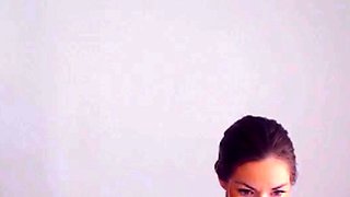 Stacked brunette goes solo toys and masturbation