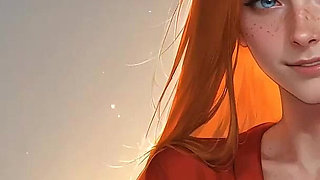 Remote Controlled Redhead Extreme Deepthroat & Gagging Training While Boyfriend Is Home - Mila Ai - by Addont