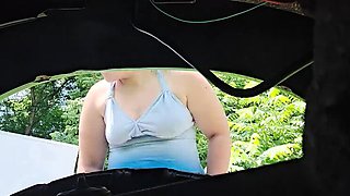 Stepsister Tricks Stepbrother into Quickie While Fixing Truck
