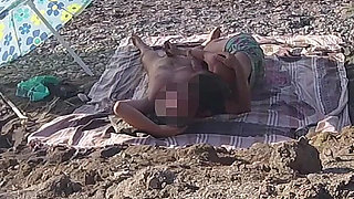 Exhibitionist Wife Outdoor Amateur MILF Blowjob & Handjob Big Cock on Nudity Beach Public in Front of Voyeur with Cum