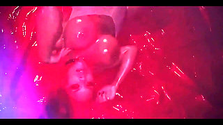 Ms Red X Loves to Be Glazed Strip Tease