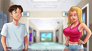 My girlfriend wants to fuck everywhere, she loves hardcore sex - summertime saga