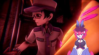 Vtuber, vrchat, fap night at frennis