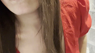 Solo in the Bathroom I Play with My Toy