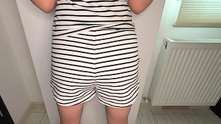 gassy kat Caught in the act by the door- PAJAMAS drop-