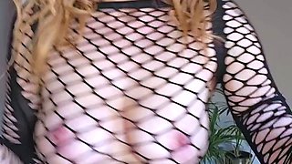 Busty blonde mature solo masturbation for webcam