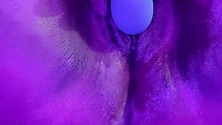 Pounding My Pussy with Big Dildo Stimulating My Big Clit