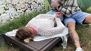 Blondie Captured: Mouth Gagged and Tickled