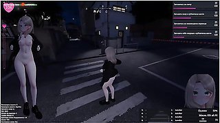 She Got Lost In A Big City And Started Flashing Her Naked Body At Passersby. Part 2