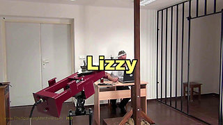 Lizzy Spanking Machine - Bare Back Whipping