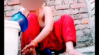 Hot Sexy Lavanya Is Taking a Bath by Rubbing Her Sexy Body, She Is a Very Beautiful Hot Sexy Girl, Taking off All the Clothes Fr