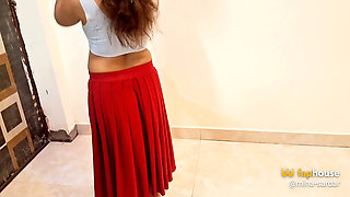 Masked Desi Maid Gives Handjob & Rides Hard Indian Amateur