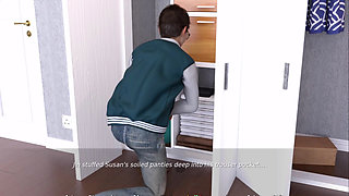 My Friends Stepmom's Panty Sniffing - Naughty Neighbors - E16