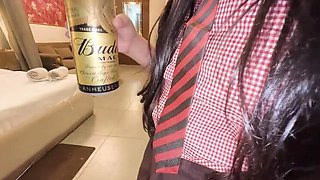 Hardcore Doggy Style Sex With Horny Girlfriend Right After School