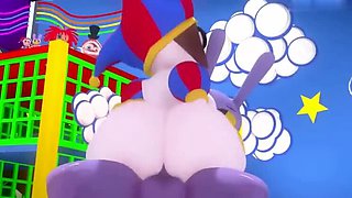 Hot 3D Cartoon Sex - The Amazing Digital Circus Anal & Blowjob Compilation