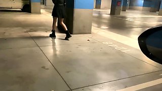 Big-Titted German Blonde Rides Me in My Car for Cash