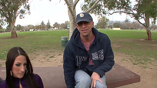 Busty milf enjoys getting fucked in front of her husband